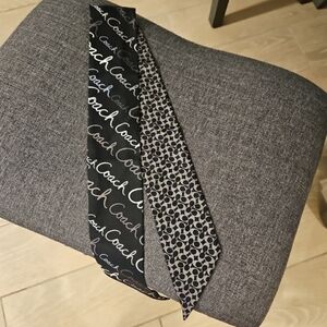 Coach scarf for bag or hair twilly coach signature